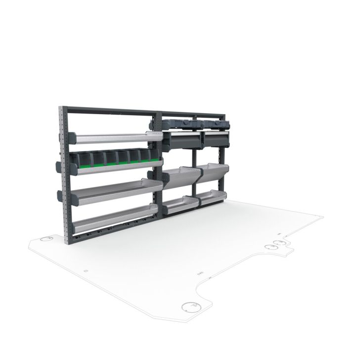 Electricians Van Shelving Package 01 - GMC Savana/ Chevrolet