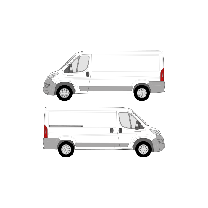 RAM Promaster (2014 - present) Cargo Van Wheelbase: 136", Low Roof, FWD, Sliding Door Right main product photo