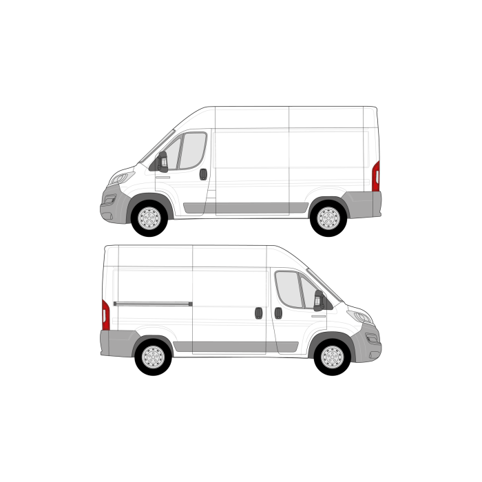 RAM Promaster (2014 - present) Cargo Van Wheelbase: 136", High Roof, FWD, Sliding Door Right main product photo
