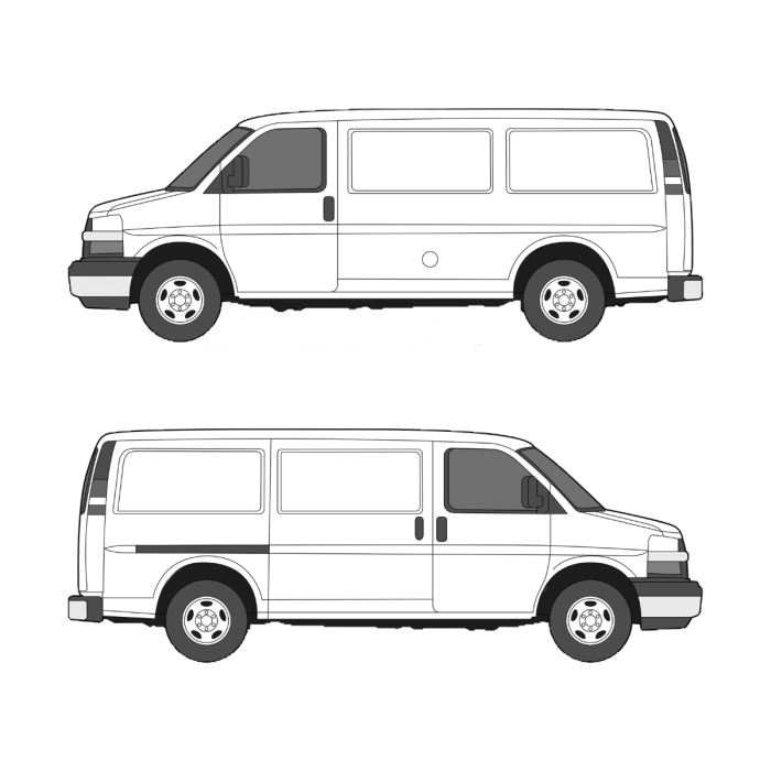 Chevrolet Express Modular Van Racking - 155" Wheelbase main product photo