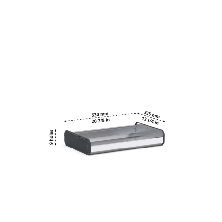 20 7/8W x 13 1/4D shelf kit