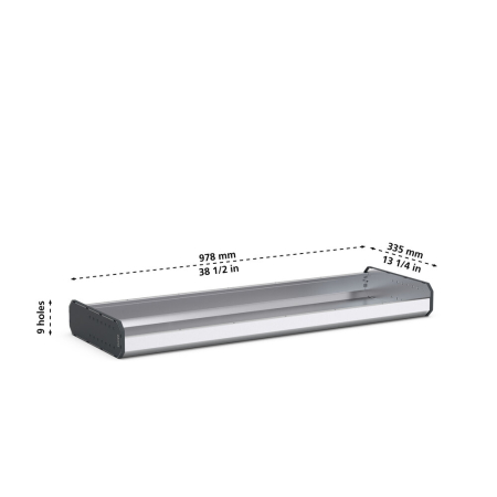38 1/2W x 13 1/4D shelf kit