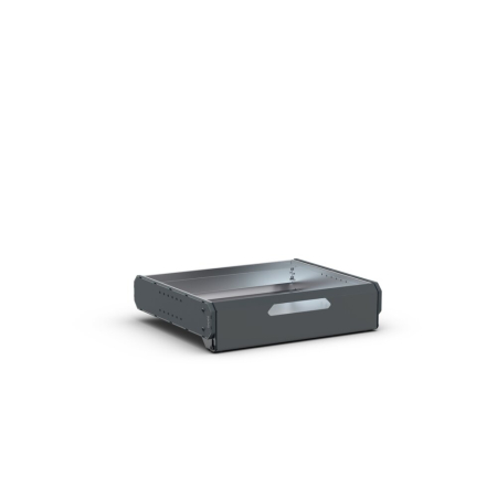  20 7/8W x 18 1/8D drop front shelf