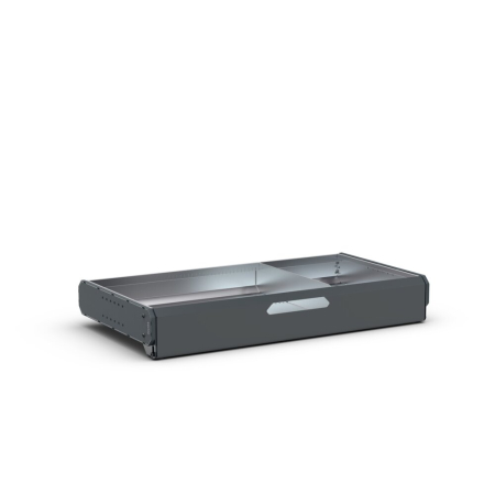  34 1/8W x 18 1/8D drop front shelf
