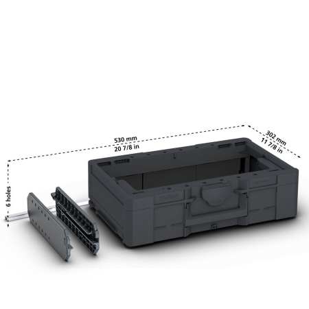 Systainer³ Toolbox L 137 with runner kit (20 7/8W)