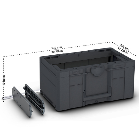 Systainer³ Toolbox L 237 with runner kit (20 7/8W)