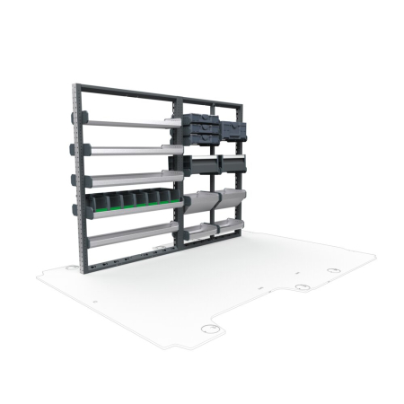 Electricians Van Shelving Package 01 - RAM Promaster Low Roof, 118&quot; Wheelbase
