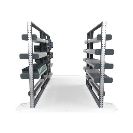 Electricians Van Shelving Package 01 - RAM Promaster Low/High Roof, 136&quot; Wheelbase