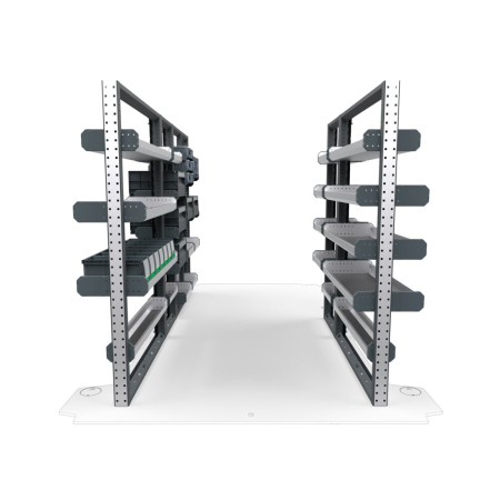 Electricians Van Shelving Package 01 - RAM Promaster Low/High Roof, 136&quot; Wheelbase