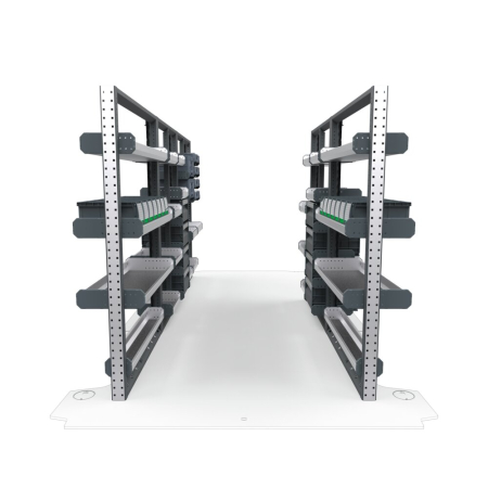 Electricians Van Shelving Package 01 - RAM Promaster High Roof, 159&quot; Wheelbase