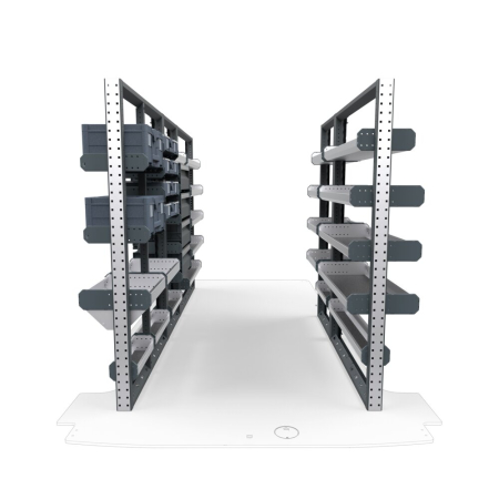 Electricians Van Shelving Package 01 - Mercedes Sprinter Standard/High Roof, 144&quot; Wheelbase
