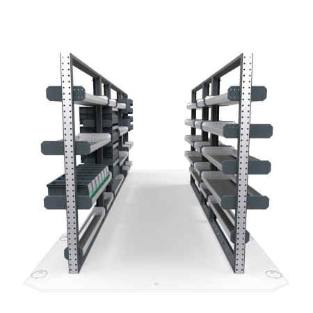 Electricians Van Shelving Package 01 - Mercedes Sprinter High Roof, 170&quot; Wheelbase