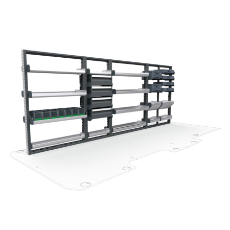 Electricians Van Shelving Package 01 - Mercedes Sprinter High Roof, 170&quot; Wheelbase