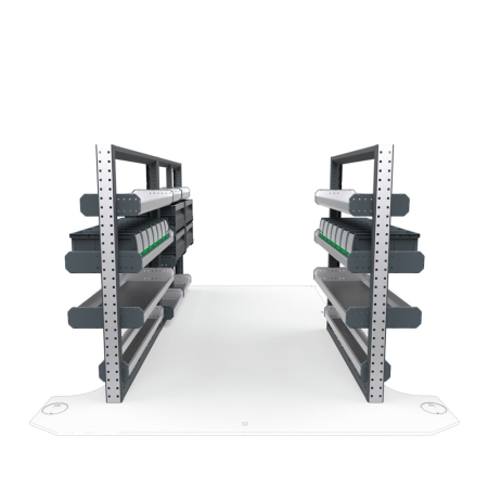 General Contractors Van Shelving Package 01 - GMC Savana/ Chevrolet Express Standard Roof, 135&quot; Wheelbase 