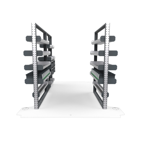General Contractors Van Shelving Package 01 - RAM Promaster Low Roof, 118&quot; Wheelbase