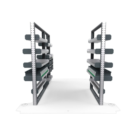 General Contractors Van Shelving Package 01 - RAM Promaster Low Roof, 118&quot; Wheelbase