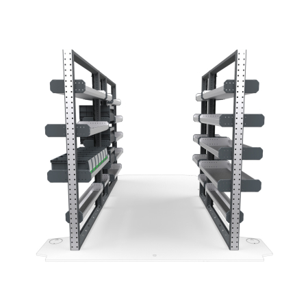General Contractors Van Shelving Package 01 - RAM Promaster Low/ High Roof, 136&quot; Wheelbase