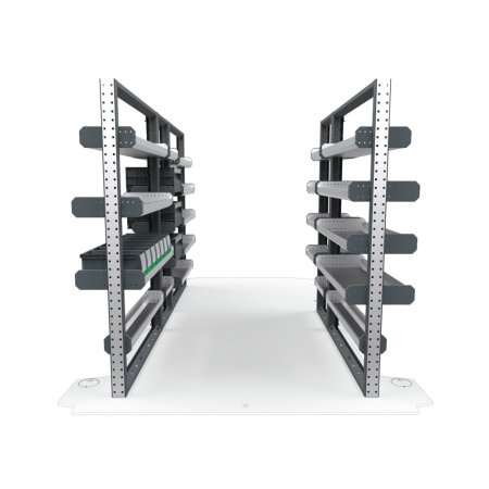 General Contractors Van Shelving Package 01 - RAM Promaster Low/High Roof, 136&quot; Wheelbase