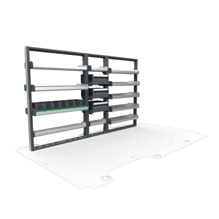 General Contractors Van Shelving Package 01 - RAM Promaster Low/High Roof, 136&quot; Wheelbase