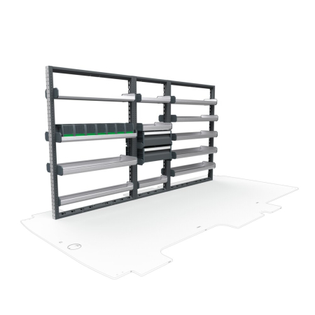 General Contractors Van Shelving Package 01 - Mercedes Sprinter Standard/High Roof, 144&quot; Wheelbase