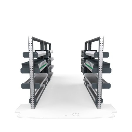 General Contractors Van Shelving Package 01 - Ford Transit Low Roof, 148&quot; Wheelbase