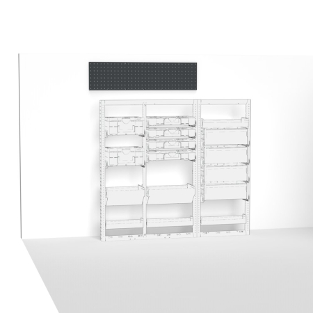 bott Smarttrailer wall perfo panel 4&#039; x 1&#039;