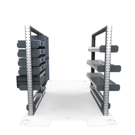 Plumbers Van Shelving Package 01 - Mercedes Metris, 126&quot; Wheelbase