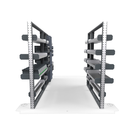 Plumbers Van Shelving Package 01 - RAM Promaster Low/ High Roof, 136&quot; Wheelbase