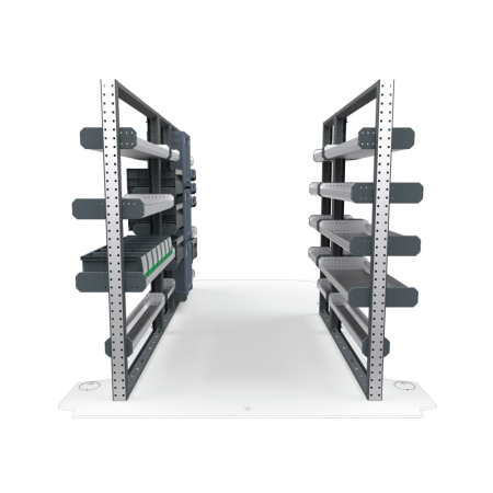 Plumbers Van Shelving Package 01 - RAM Promaster Low/ High Roof, 136&quot; Wheelbase