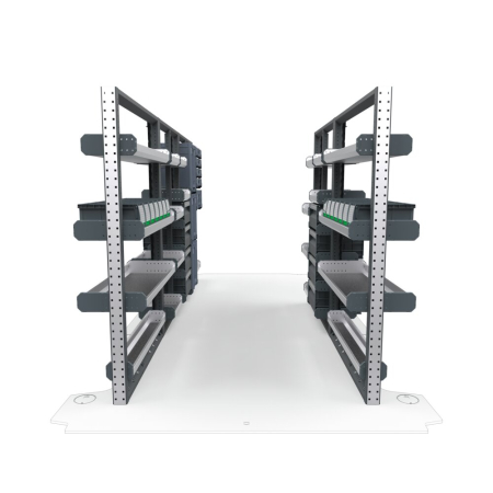 Plumbers Van Shelving Package 01 - RAM Promaster High Roof, 159&quot; Wheelbase