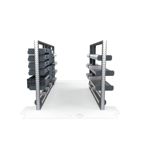 Plumbers Van Shelving Package 01 - Ford Transit Low Roof, 130&quot; Wheelbase