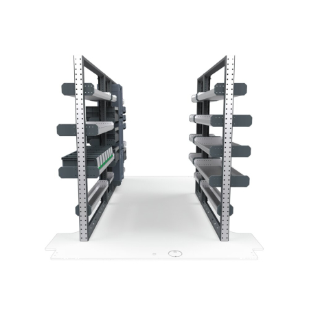 Plumbers Van Shelving Package 01 - Ford Transit Medium Roof, 130&quot; Wheelbase