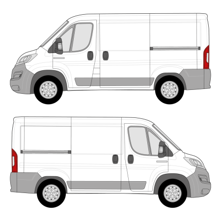 RAM Promaster (2014 - present) Cargo Van Wheelbase: 118&quot;, Low Roof, FWD, Sliding Door Right