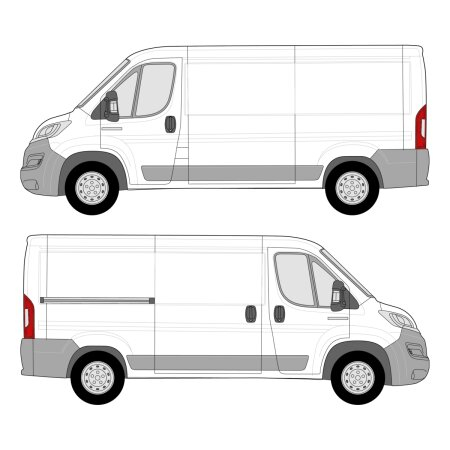 RAM Promaster (2014 - present) Cargo Van Wheelbase: 136&quot;, Low Roof, FWD, Sliding Door Right