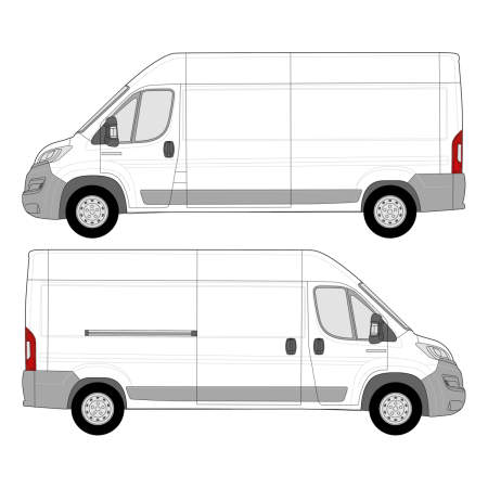 RAM Promaster (2014 - present) Cargo Van Wheelbase: 159&quot;, High Roof, FWD, Sliding Door Right